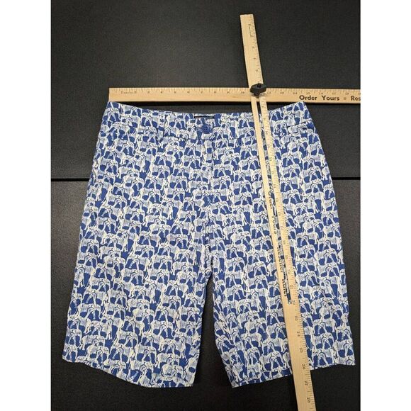 Talbots The Perfect Bermuda Short Elephant Print Pockets Cotton Stretch Women's - Picture 4 of 4